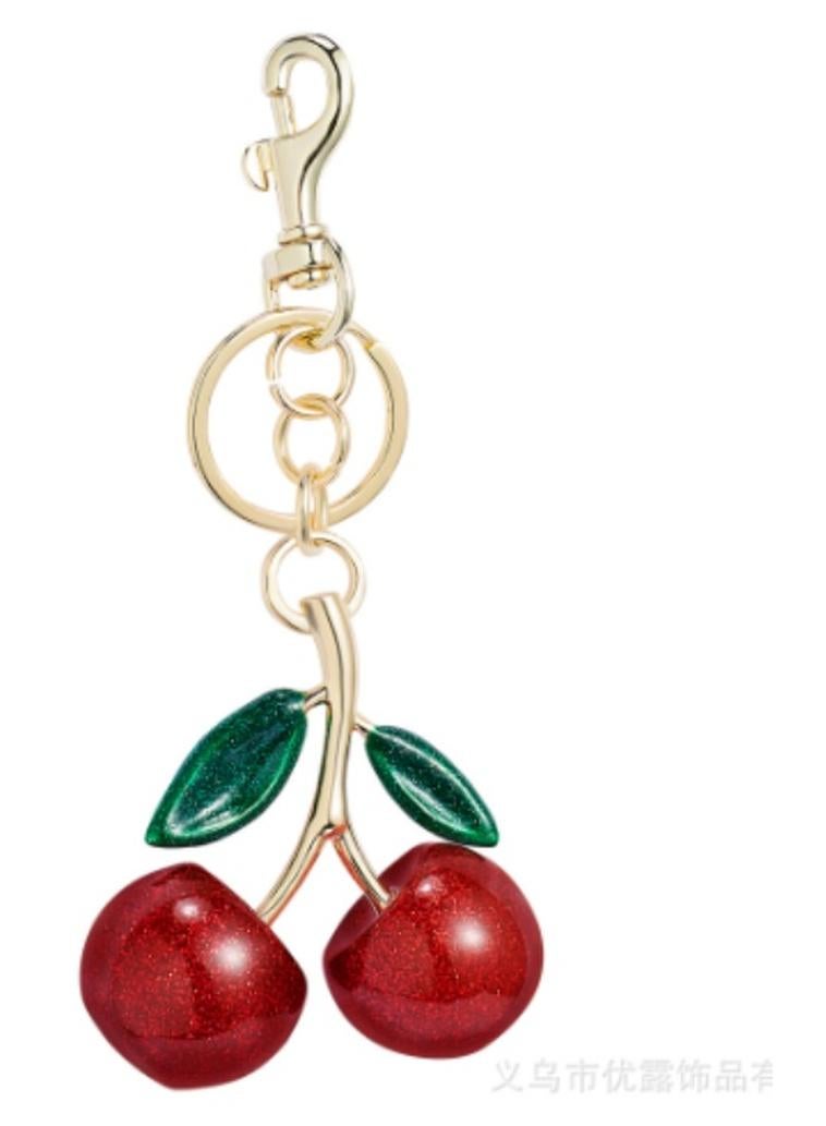 An elegant, fruity cherry-shaped keychain with a sophisticated and distinctive design — perfect for everyday adornment and a modern touch to your outing accessories! - Image 1