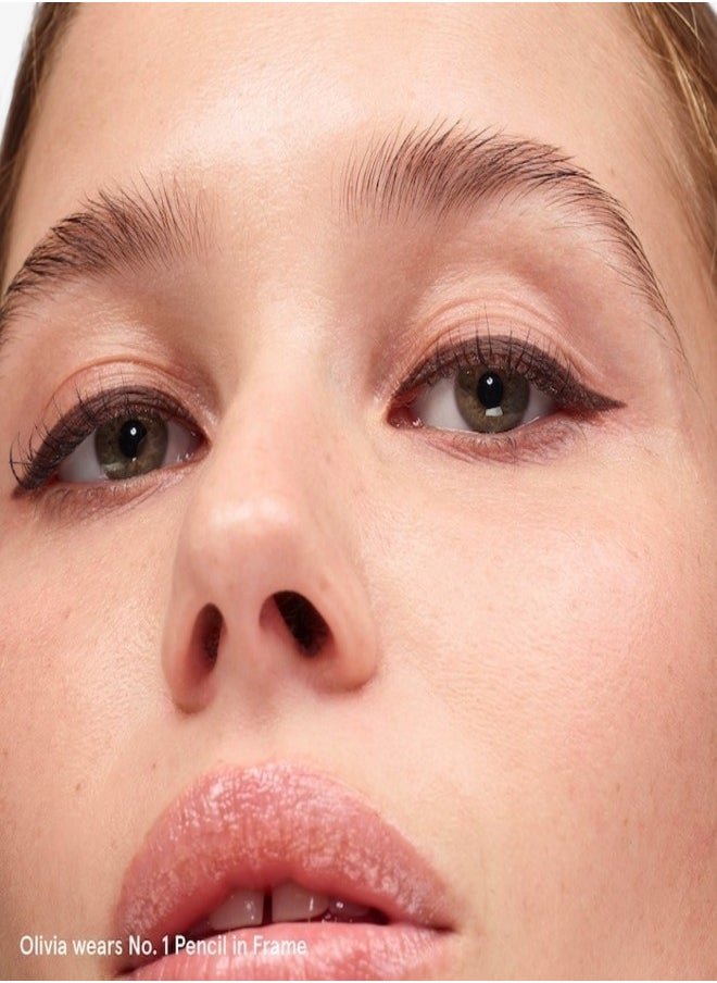 Glossier - GLOSSIER No. 1 Pencil Creamy Long-Wearing Eyeliner, Frame - neutral brown1.2g - Smooth, Long-Lasting Definition - Image 1