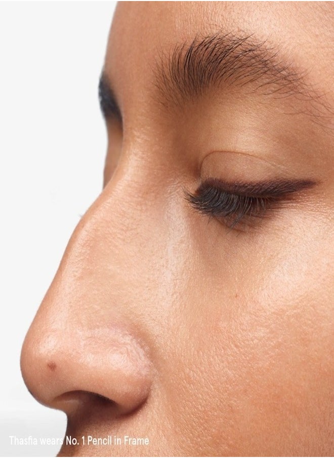 Glossier - GLOSSIER No. 1 Pencil Creamy Long-Wearing Eyeliner, Frame - neutral brown1.2g - Smooth, Long-Lasting Definition - Image 1