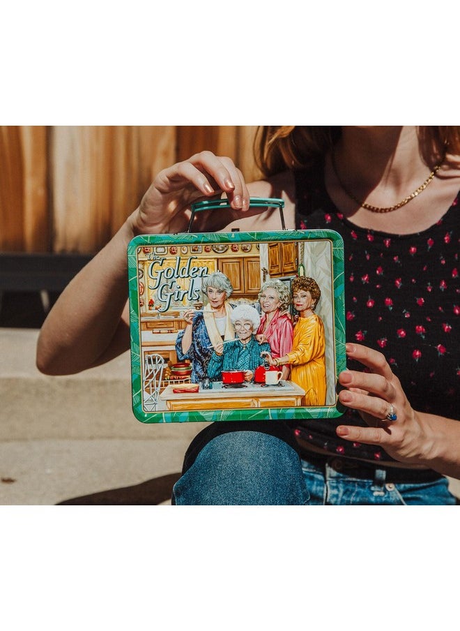 Toynk - The Golden Girls Cast Retro Metal Tin Lunch Box Tote Exclusive - Image 1