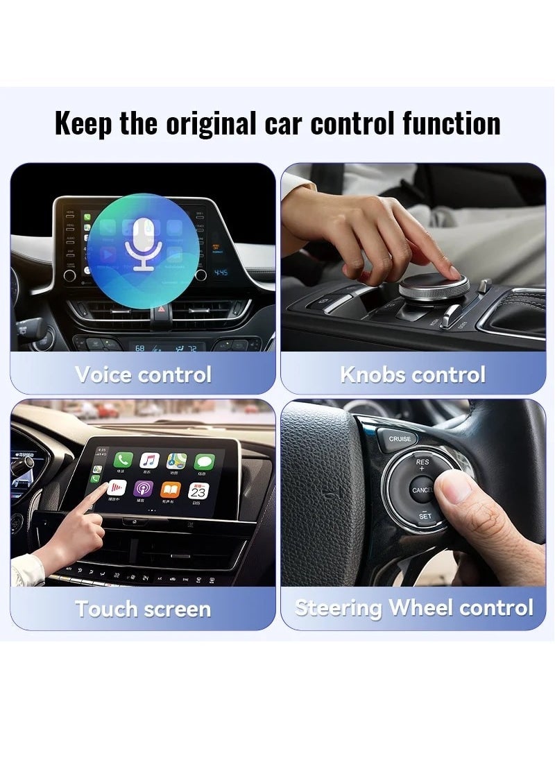XUDA NEW Wireless CarPlay Android Auto Wireless Adapter Smart Mini Box Plug And Play WiFi Fast Connect Universal