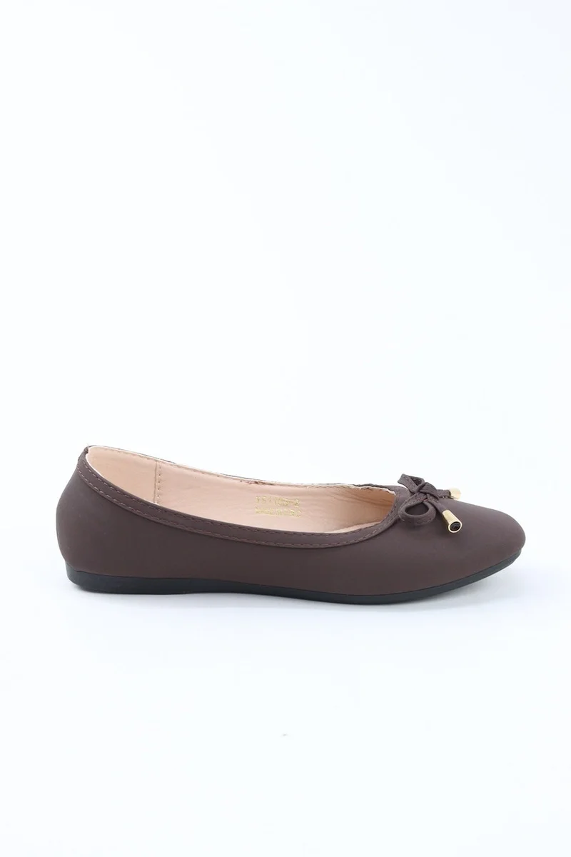Viny VINY Women's Cushioned Ballet Flats – Comfortable Slip-On Ballerina Shoes, Lightweight Casual Flat Shoes, Soft Walking & Office Footwear for Everyday Wear