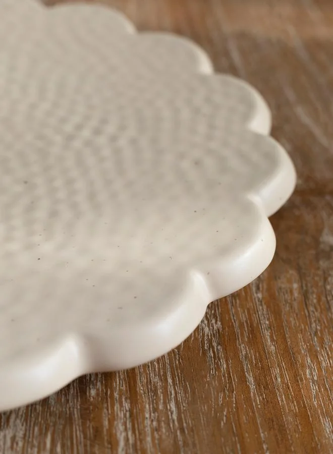 Curate Home Shams Ceramic Serving Platter