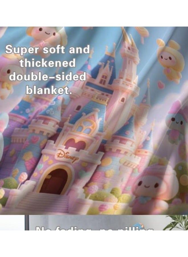general Flannel thin blanket (warm and comfortable, suitable for sleep, gaming, dust removal and sandproof) 150cm*200cm - 197 - Image 5