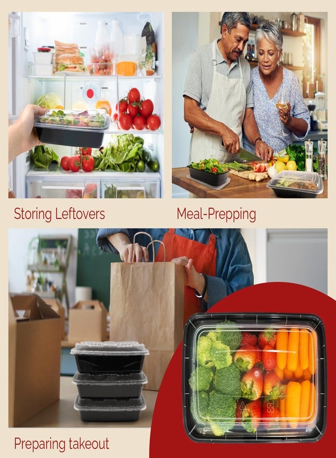 Reli. Meal Prep Containers 32 oz (25 Pack) 1 Compartment Meal Prep Containers Reusable, Microwave Safe | Plastic Togo Box for Food | Boxes for Takeout, To Go, Leftover, Food - Image 5