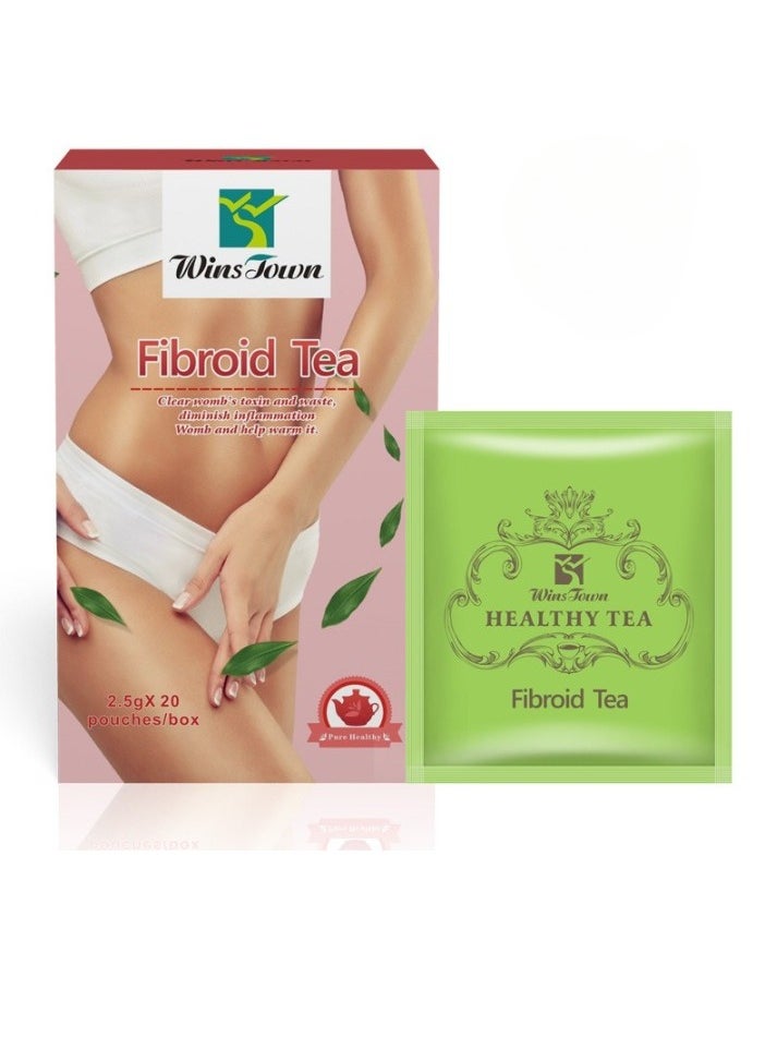 Wins Town - Fibroid Tea, Natural Ingredients Fibroid Herbal Tea Bag, Antioxidant Fibroid Tea For Women Healthy Womb, Natural Uterine Womb Cleaning Tea For The Health Of The Uterus. - Image 1