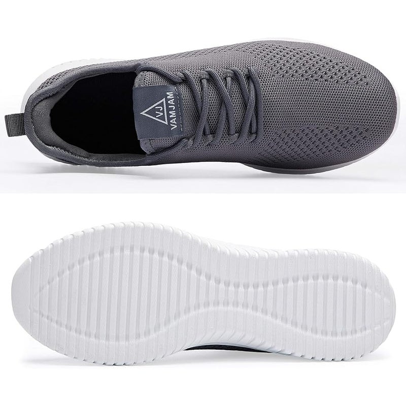 VAMJAM Men's Running Shoes Ultra Lightweight Breathable Walking Shoes Non Slip Athletic Fashion Sneakers Mesh Workout Casual Sports Shoes - Image 4