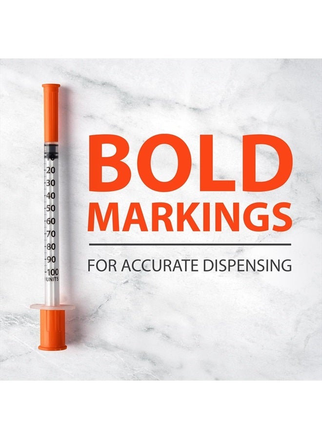 Easy Touch EasyTouch U-100 Insulin Syringe with Needle, 28G 0.5cc 1/2-Inch (12.7mm), Box of 100 - Image 5