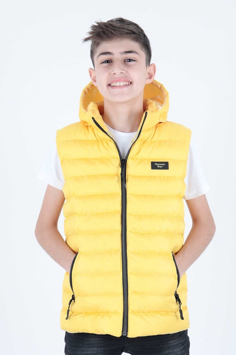 Ahenk Kids AHENGİM BOYS CHILDREN VEST BOYS CHILDREN HOODED PUFF VEST AK215051 - Image 2