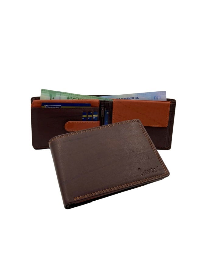 LAVERI LEATHER Anti Smooth Leather Wallet With Inside Leather Lining - Image 1