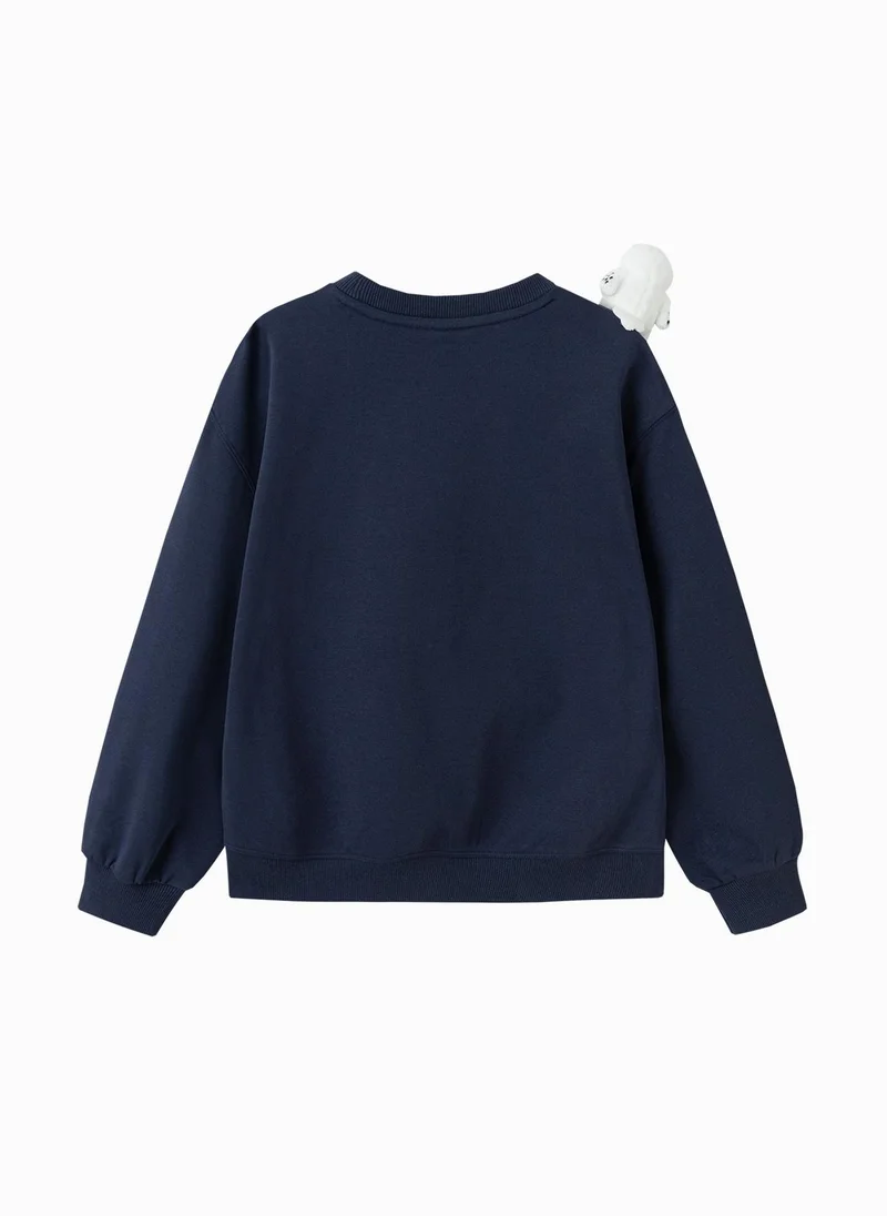 Balabala Kids Girl Round neck sweatshirt