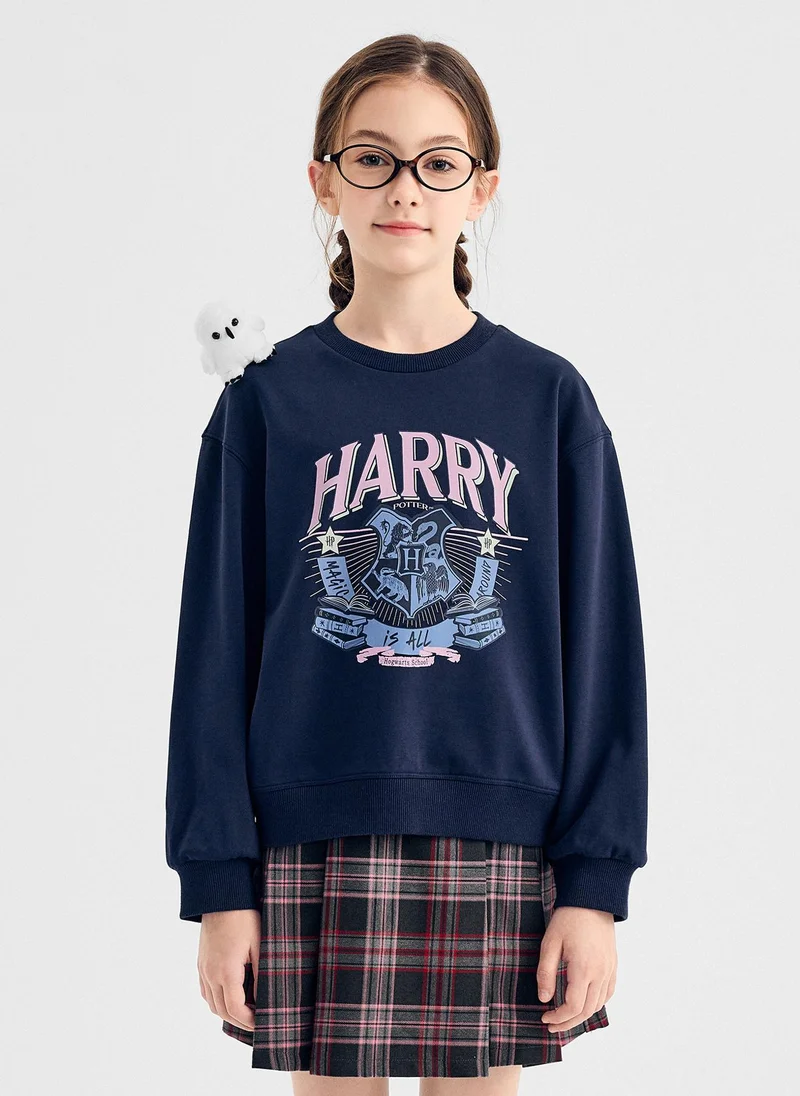 Balabala Kids Girl Round neck sweatshirt