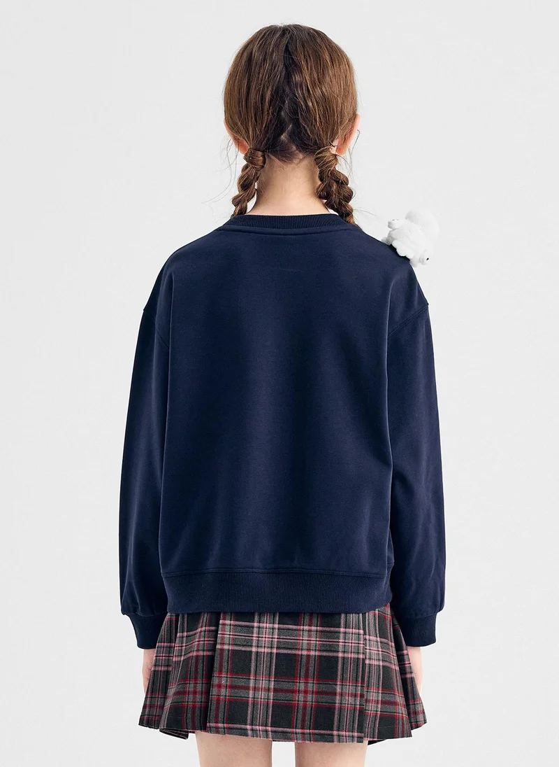 Balabala Kids Girl Round neck sweatshirt