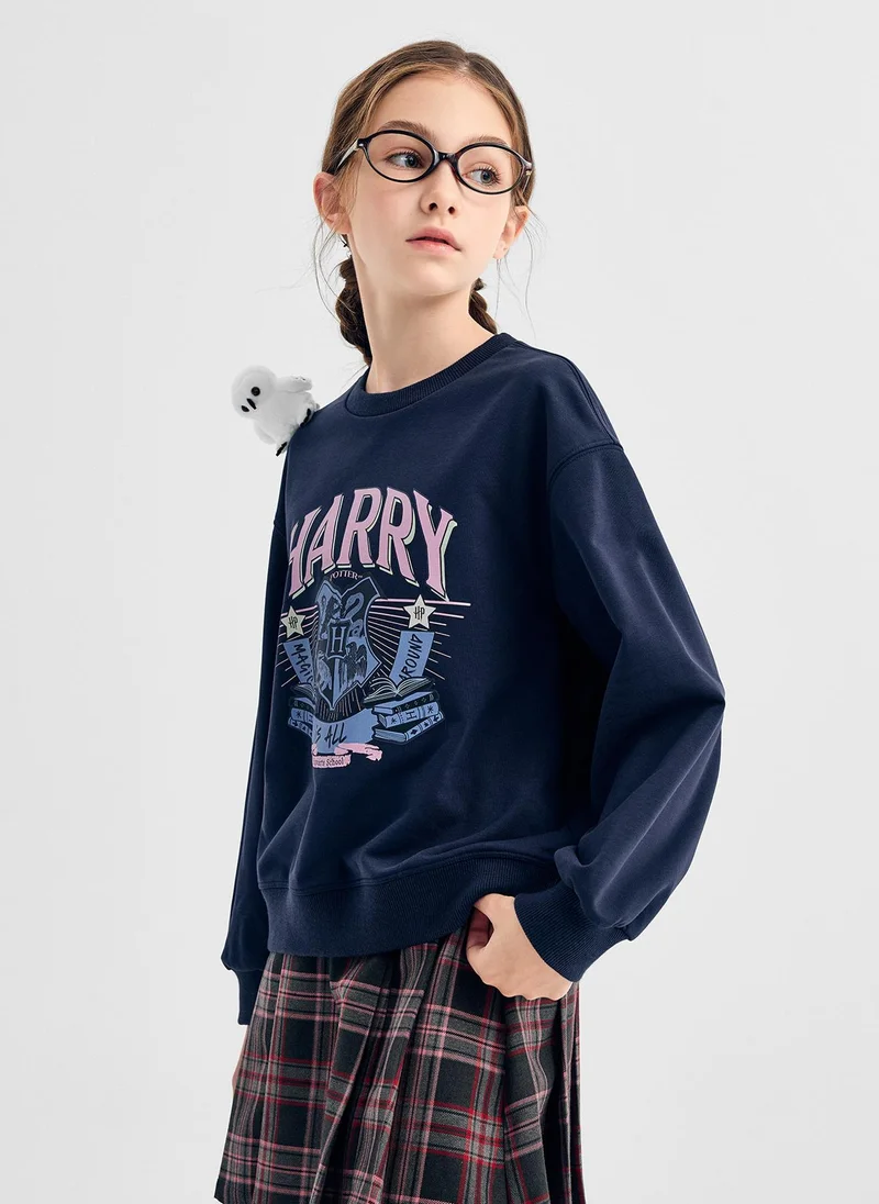 Balabala Kids Girl Round neck sweatshirt