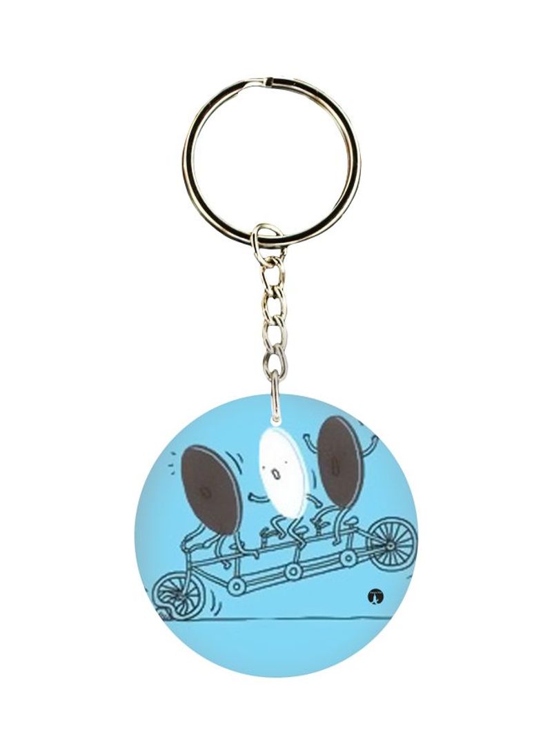 RKN Cartoon Printed Single Sided Keychain