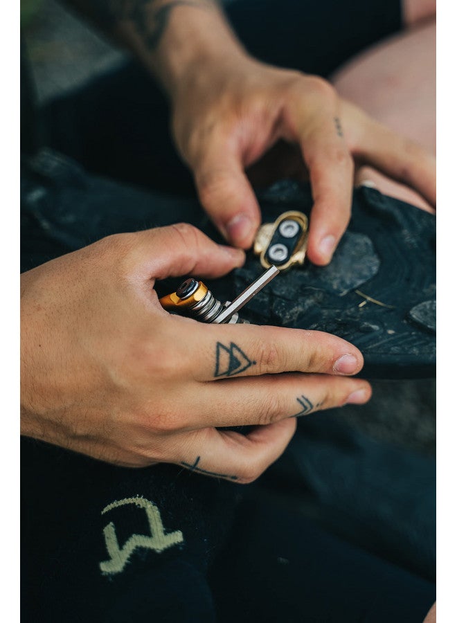 Crankbrothers Multi Tool M 17 Bike Tool - MTB Multi-Tool Nickel - 17 bicycle tools (17 in 1 tool), ergonomic and lightweight - Image 4