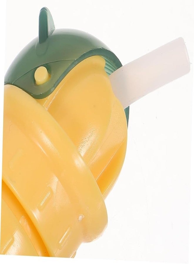 Samip Kids Water Bottle Covers Lids - Straw Lid Caps for Kids' Portable Bottles - Yellow Plastic - Classic Style - Dishwasher Safe - Image 5