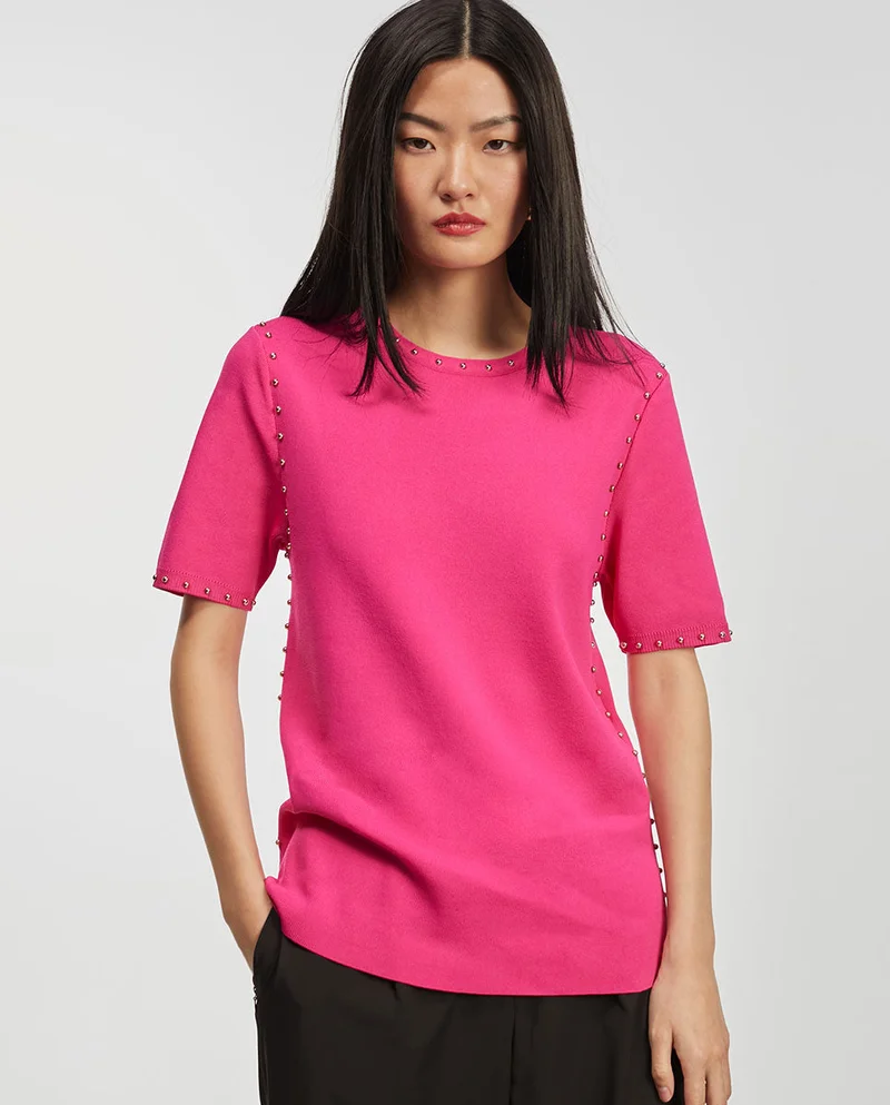 Lola Casademunt Studded knit sweater