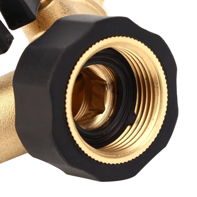 Zerodis G1 FNPT DN25 Copper Garden Water Hose Connector Faucet Splitter Tool For Outdoor Watering Hose Pipe Fitting - Image 3