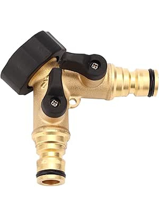 Zerodis G1 FNPT DN25 Copper Garden Water Hose Connector Faucet Splitter Tool For Outdoor Watering Hose Pipe Fitting - Image 1