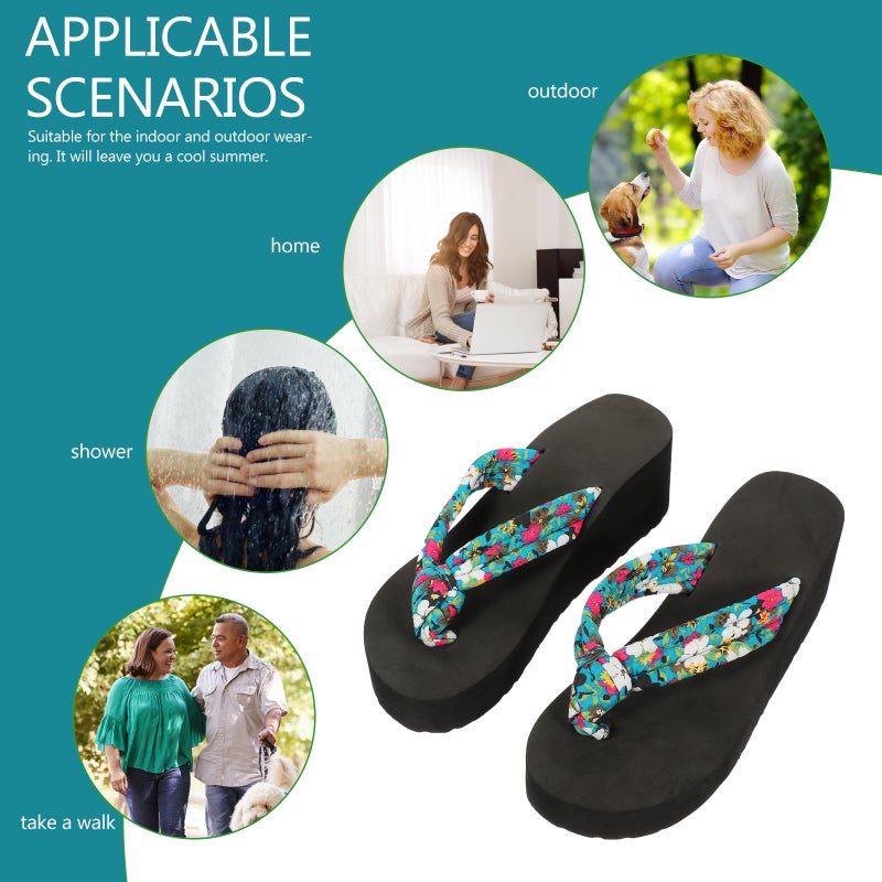 1 Pair Women Sandals Girl Thick Sole Slipper Fashion Slippers Flops - Image 5