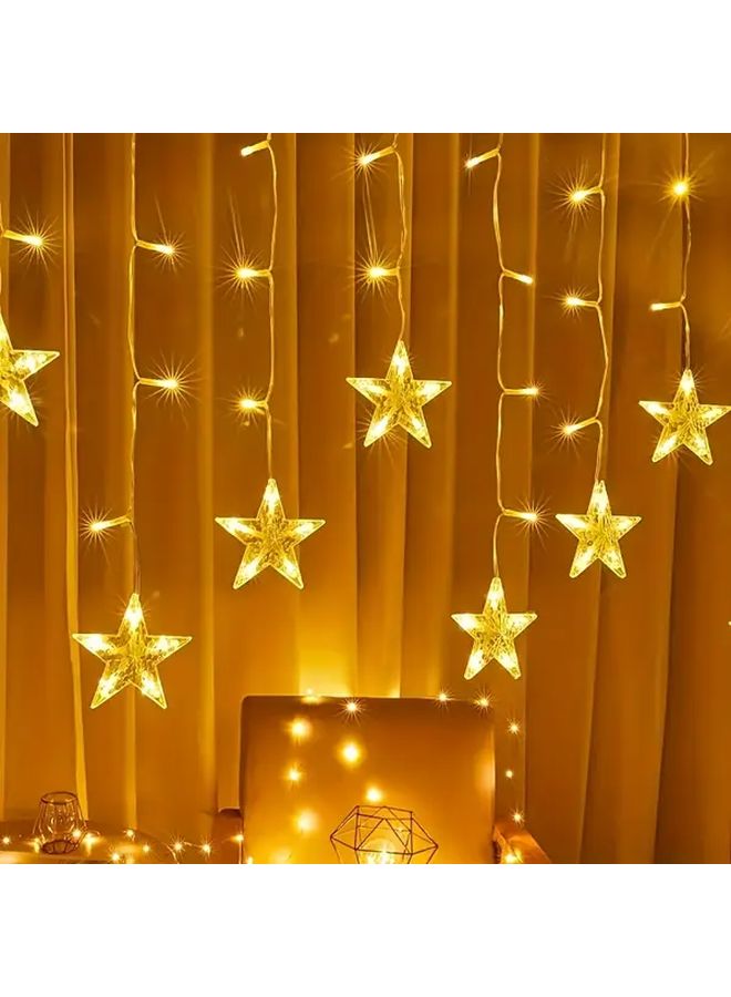 1pc Warm White USB Powered Hanging Crystal Fairy String Light 160LED 8 Modes - Image 4