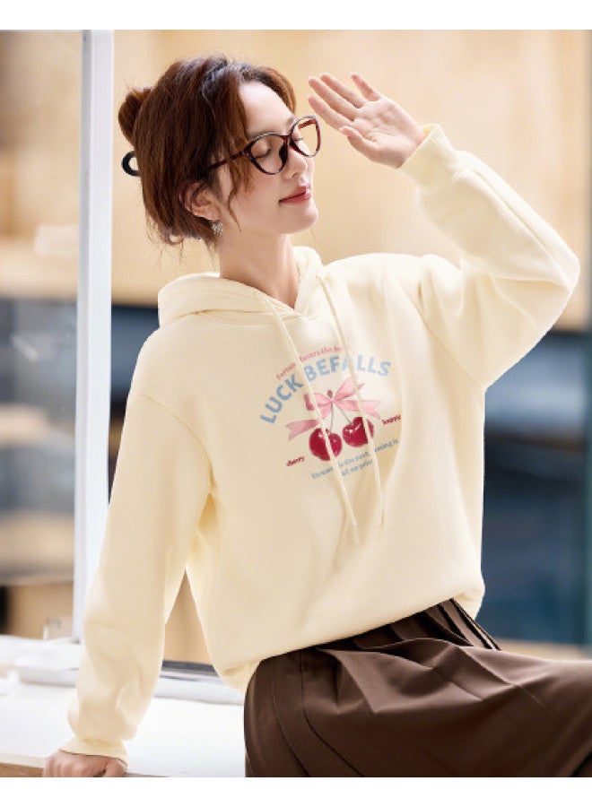mianzhi Hoodie 2025 Autumn Winter New Long Sleeve Hooded Top High-End Fashion Stylish Temperament Winter Women'S Clothing Coat - Image 1