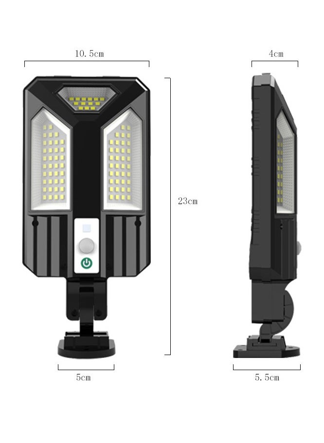 Carebao - Solar Lights Outdoor Waterproof Solar Street Light - Motion Sensor LED Garden Wall Lights IP65 Waterproof Outdoor Solar Powered Lights - Solar Light With Remote Control For Front Door, Yard, Garage - Image 1