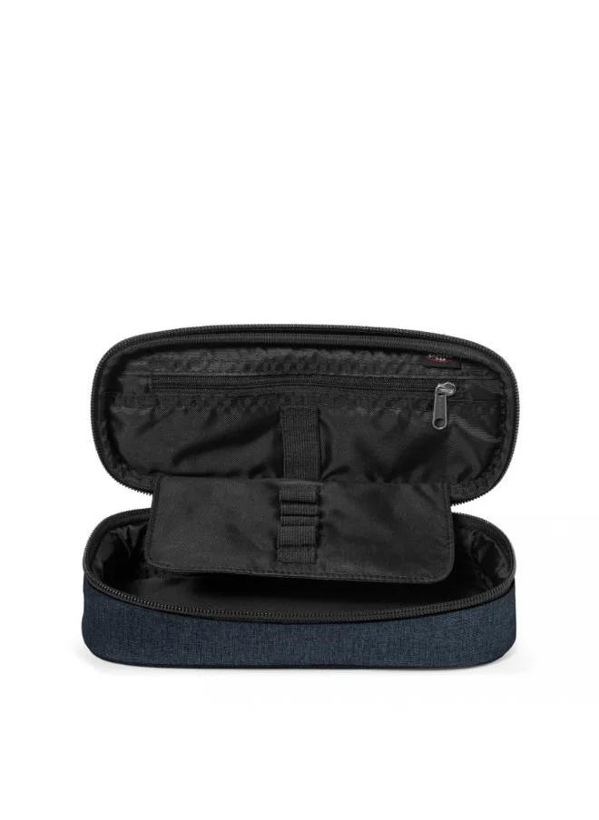 ايستباك Oval Single Triple Denim Large Hard Pencil Case - EK00071726W1
