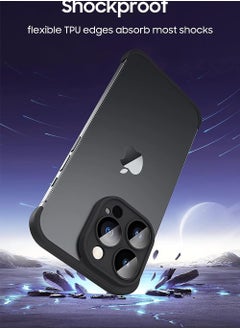 Rock Pow Frameless Case fro iphone 14 pro max with camera lens protector Slim Soft TPU Shockproof Phone Cover  - Image 5