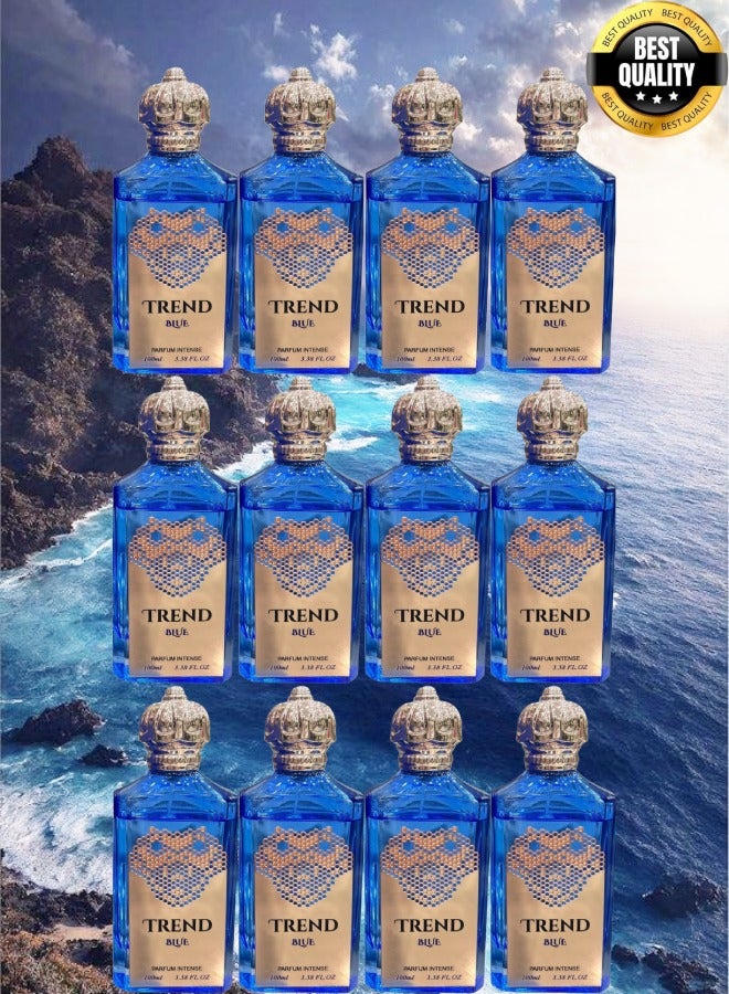 Trend 12 Pieces Trend Blue Perfume EDP 100ML - Image 1