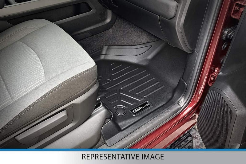 SMARTLINER Floor Mats 2 Row Liner Set Black for 2014-2019 Toyota Corolla - Image 3
