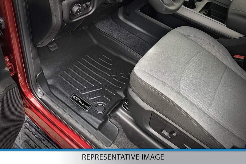 SMARTLINER Floor Mats 2 Row Liner Set Black for 2014-2019 Toyota Corolla - Image 2