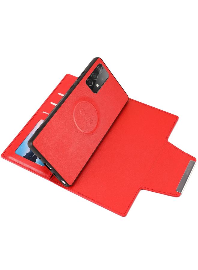 S-TOP Case For Samsung Galaxy A72 5G / 4G Ultra-thin Separable Magnetic Horizontal Flip Leather Case with Card Slot & Wallet - Image 5