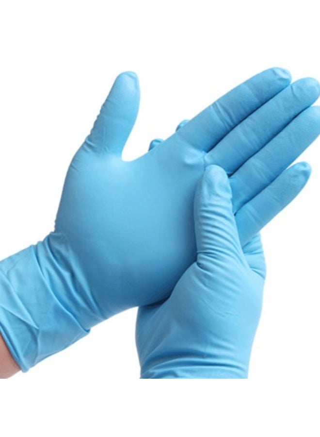 Nitrile Disposable Gloves – Powder-Free, Non-Medical, Ambidextrous, Single Use – 100 Pcs Box – Non-Sterile Rubber Gloves - Image 4