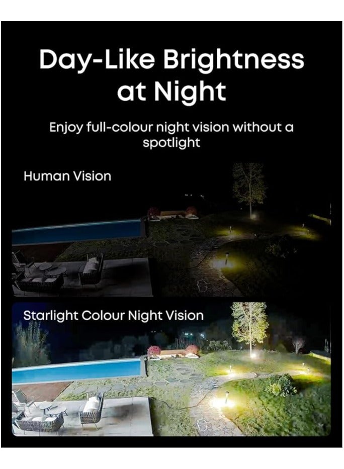 eufy Security PoE Turret CCTV Camera E41 Add-On, Wired Outdoor Surveillance, 4K UHD, 122° FOV, F1.6 Colour Night Vision, 24/7 Recording, Person/Vehicle/Pet AI Detection, Red & Blue Lights, IP67 - Image 5