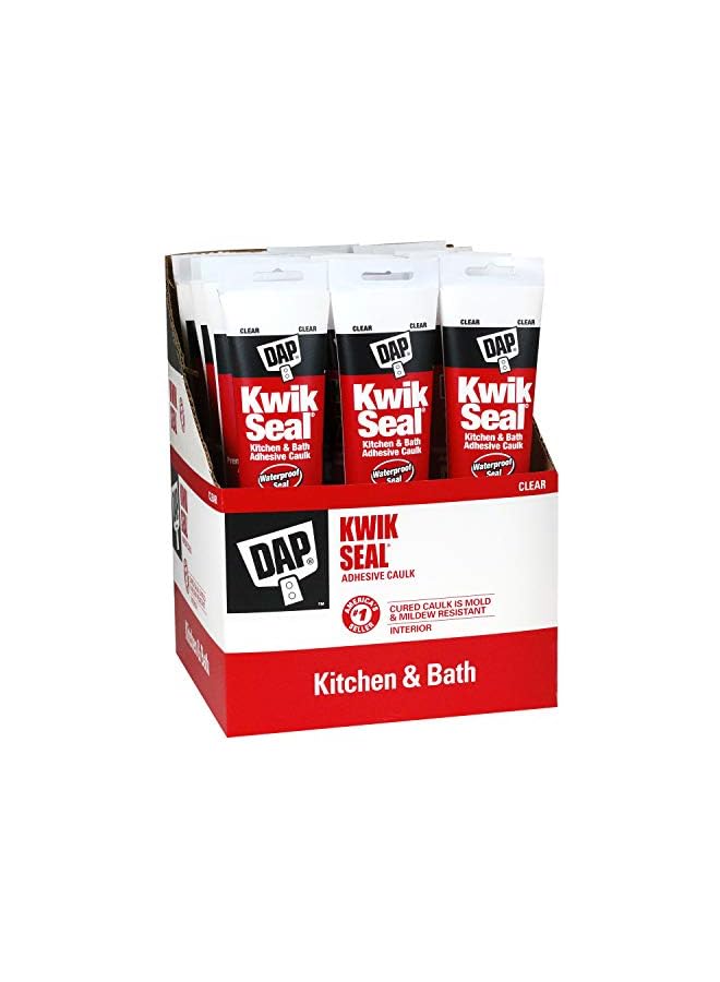 Dap 18008 Kwik Seal Caulk 5.5 أونصة شفافة - Image 2