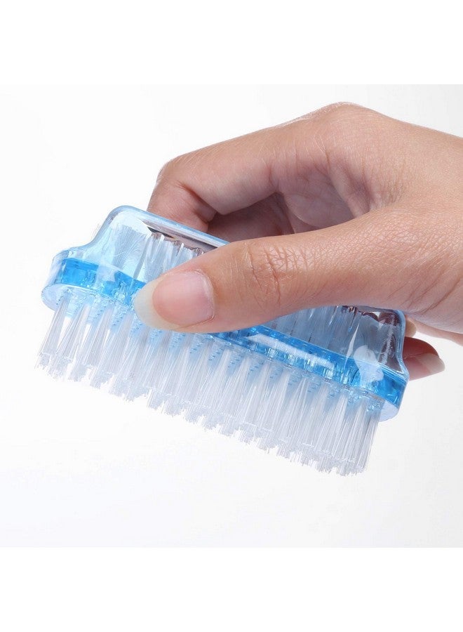 بي تي واي ام اس قطع من فرشاة الأظافر ثنائية الجوانب لتنظيف الأظافر وفركها وتنظيف أصابع القدم والأظافر وفرشاة تنظيف اليد - Image 2