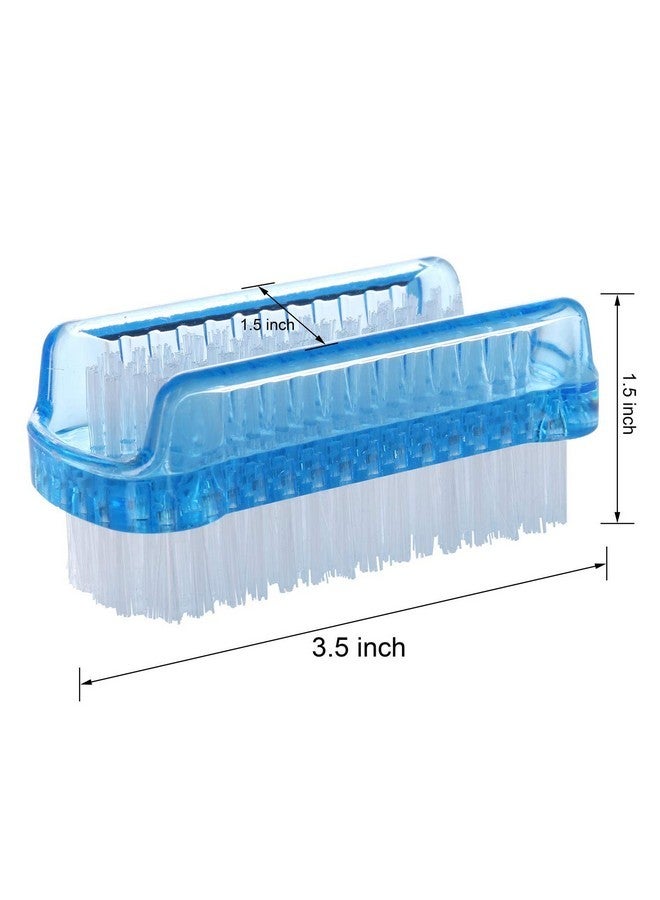 بي تي واي ام اس قطع من فرشاة الأظافر ثنائية الجوانب لتنظيف الأظافر وفركها وتنظيف أصابع القدم والأظافر وفرشاة تنظيف اليد - Image 3