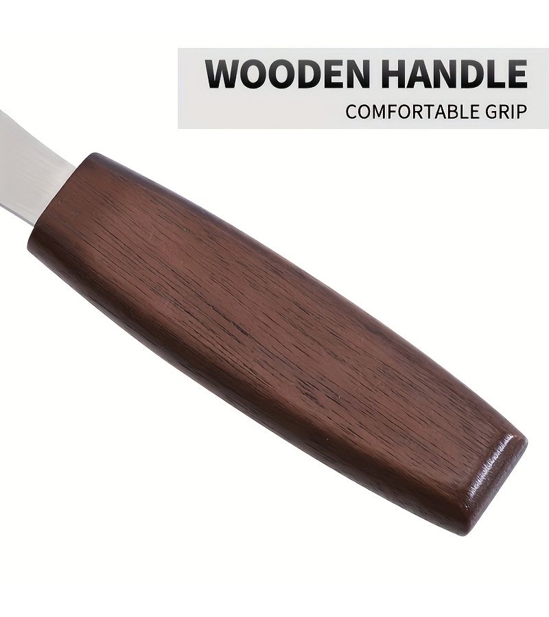 Double Edged CR-V Steel Woodworking Marking Knife With Wooden Handle For Woodworkers - Image 5