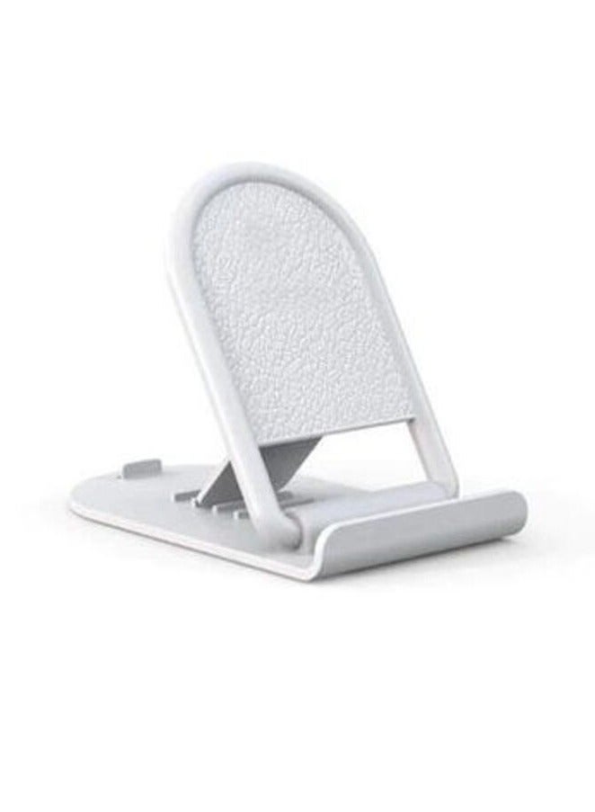 Mini Desktop Cell Phone Holder, 4-Level Adjustable Stand, Innovative Design Mobile Phone Clip for Foldable Business Cards
