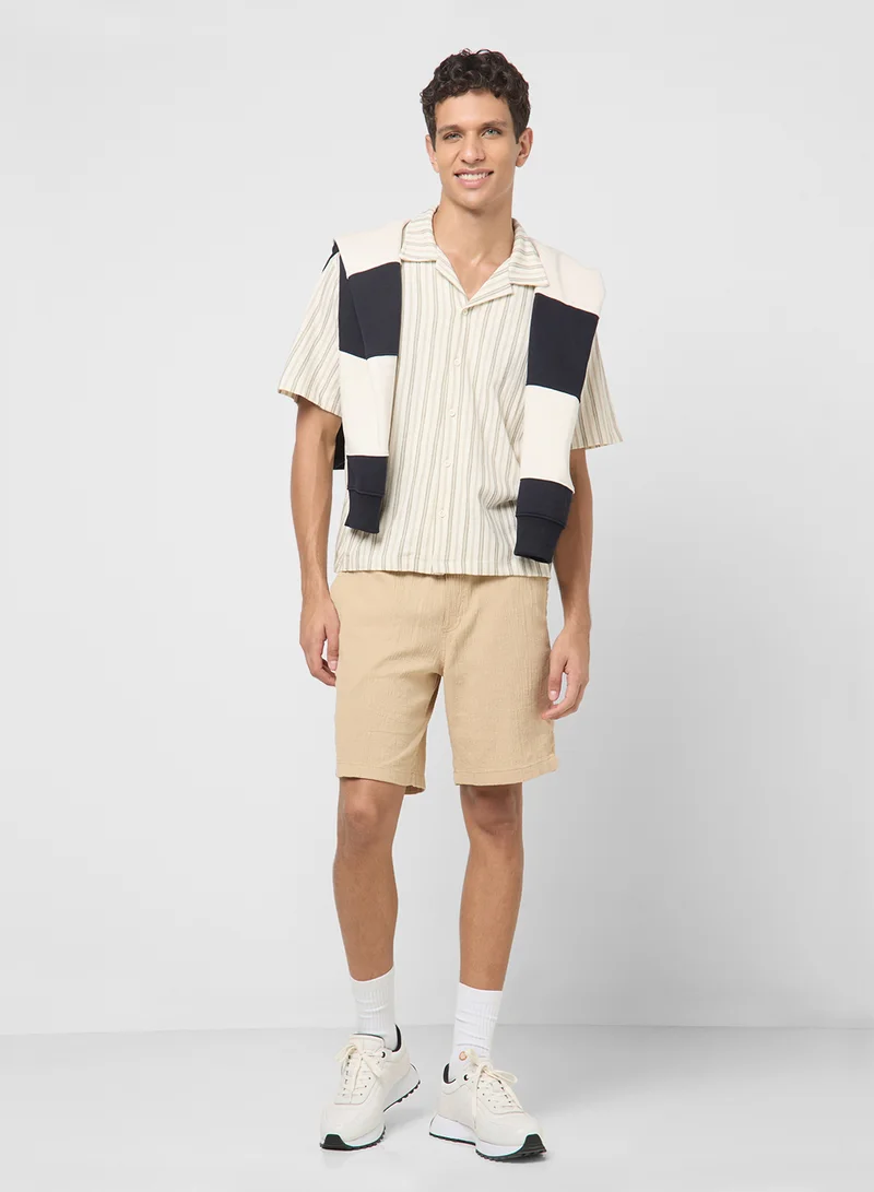 JACK & JONES JPSTJAIDEN CRINKLE JOGGER SHORT SN SRT