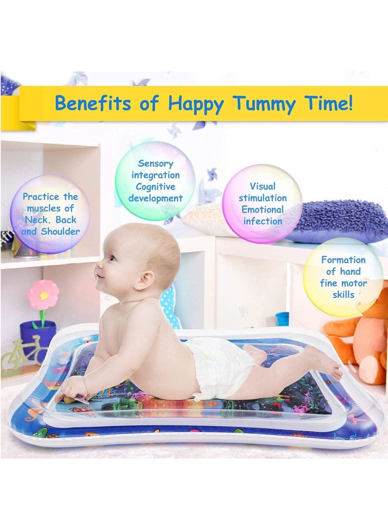 مايل ميلو بساط مائي قابل للنفخ لوقت الزحف على البطن - العاب حسية للرضع والاطفال الصغار لأنشطة النمو المبكر | لعمر 3 الى 12 شهر - Image 3