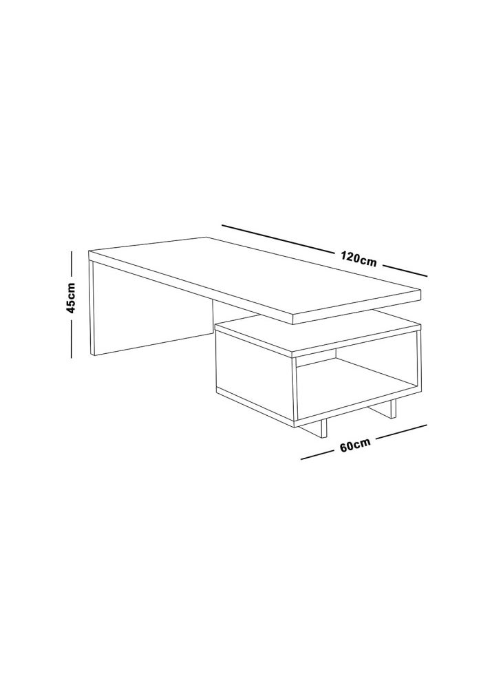 Generic Coffee Table, black - CHCT66  - Image 2