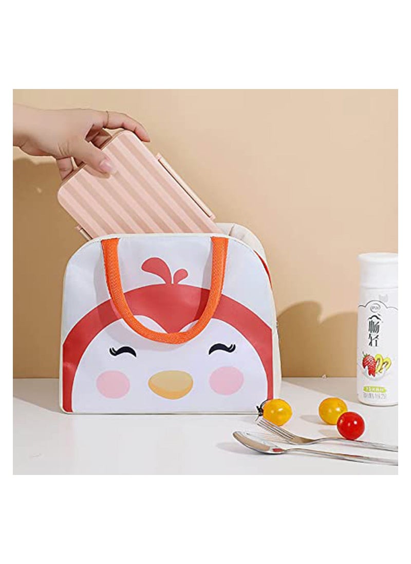 KASTWAVE KASTWAVE Kids Lunch box Insulated Soft Bag, Waterproof Lunch Bag for Adults, Kids Cartoon Colors Insulated Lunch Box Cooler Bag Portable Tote Bag Food Storage Bag for Women Men Work School Picnic  - Image 2