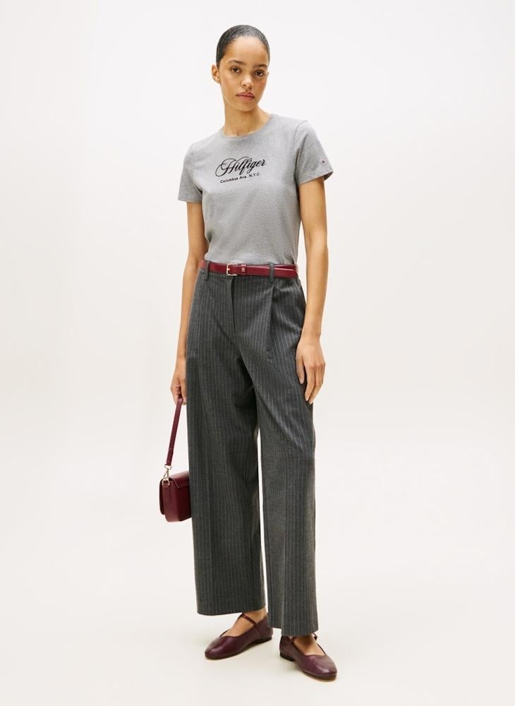 تومي هيلفيغر تيشيرت بياقة دائرية برسومات - Image 4