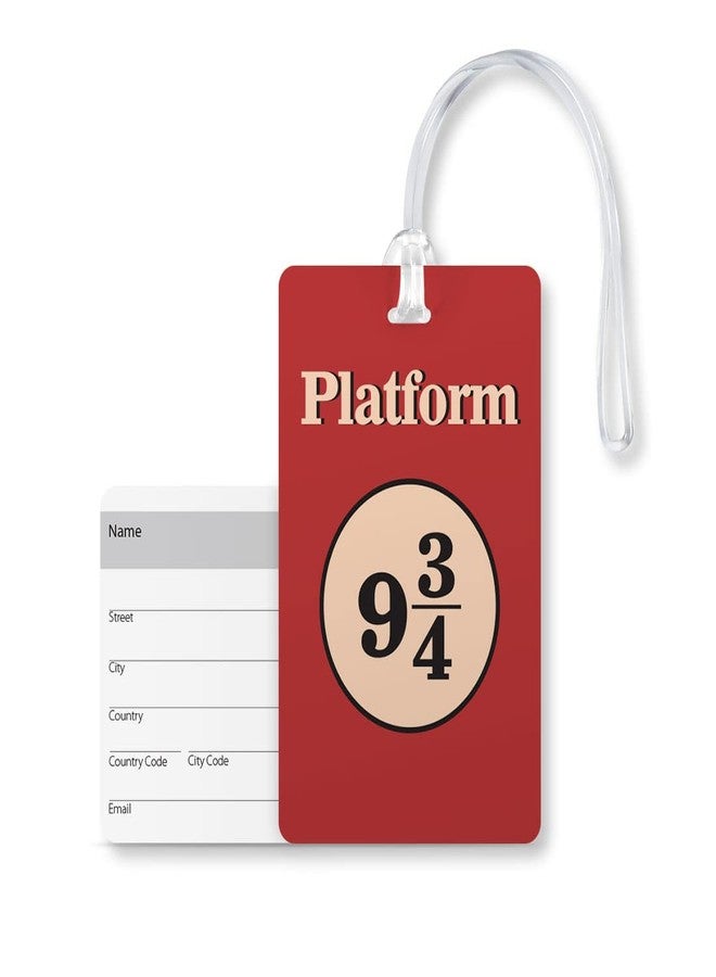 100yellow® Platform Design Luggage Tags, Bag Tag Travel Id Labels Tag for Baggage Suitcases Bags with Silicon - Image 2