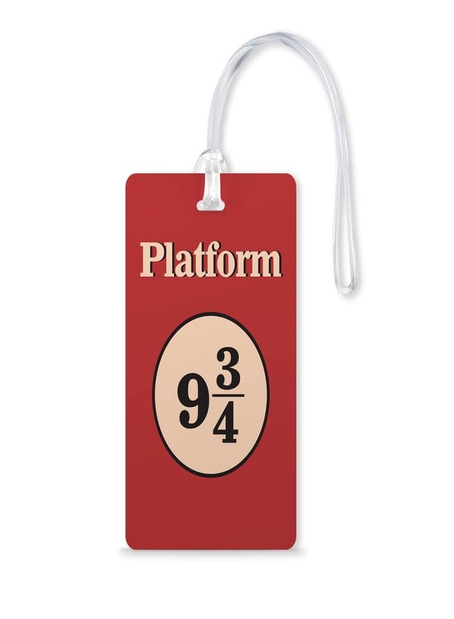 100yellow® Platform Design Luggage Tags, Bag Tag Travel Id Labels Tag for Baggage Suitcases Bags with Silicon - Image 1