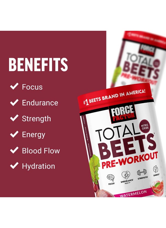 Force Factor Force Factor, Total Beets®, Pre-Workout, Watermelon, 12.5 oz (354 g)  - Image 3