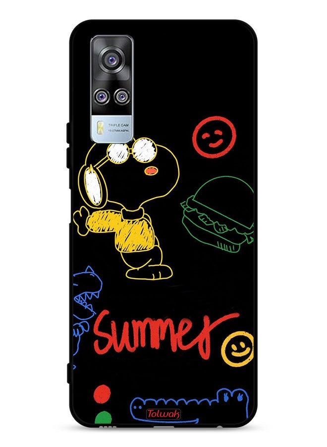 Tolwak vivo Y51 2020 Protective Case Cover Summer Sticker - Image 1